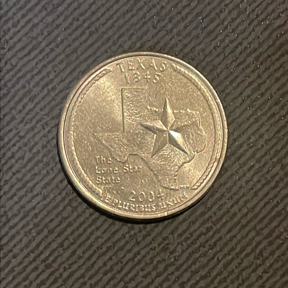 2004 Texas quarter coin